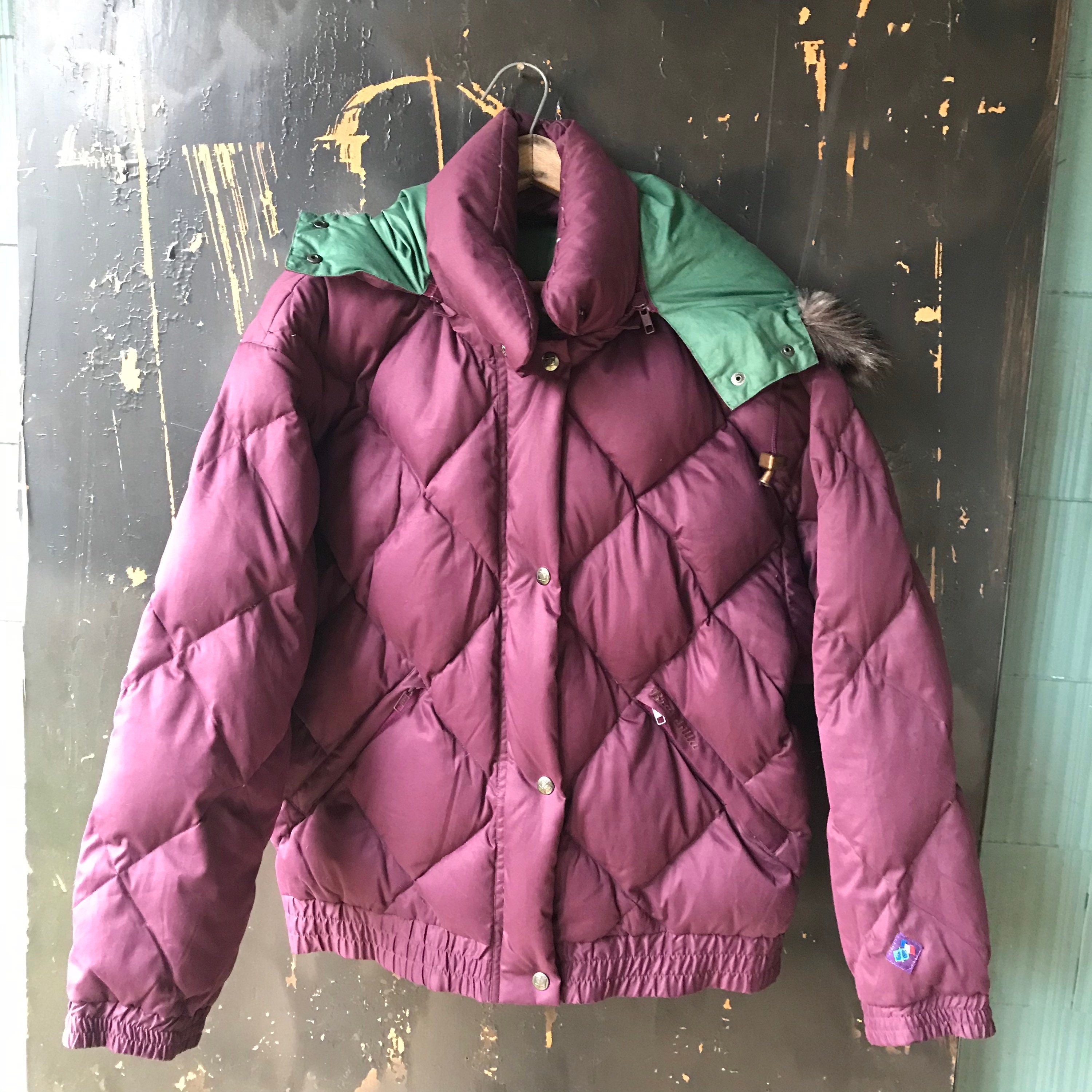 Vintage Quilted Down Coat