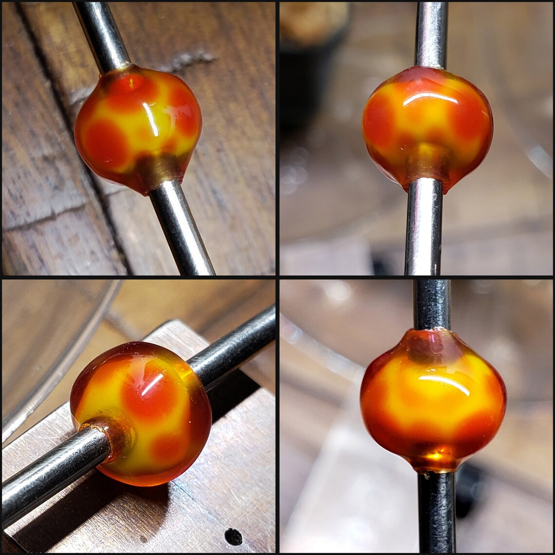 Faux Lampwork Polymer Clay Bead Tutorial PDF Download Etsy