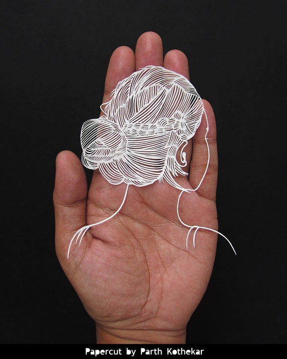 Shipping Free Papercut Paper-cut art Papercutting | Etsy