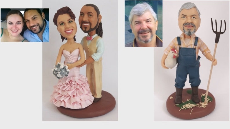 Custom Bobbleheads and Figurines with your looks Customized Birthday, Anniversary or Business gift Personalized Bobblehead image 3