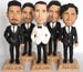 Custom Groomsmen Bobble Heads - Groomsmen gift idea - Groomsmen Bobble Heads - Personalized Bobblehead In Custom Clothing 