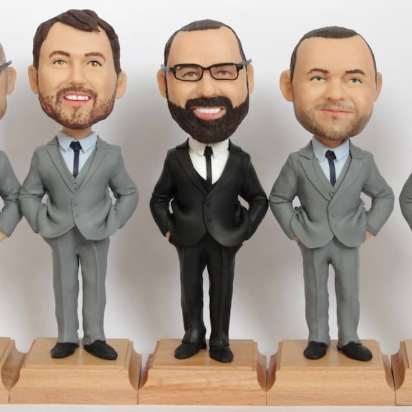Groomsmen Bobblehead Etsy