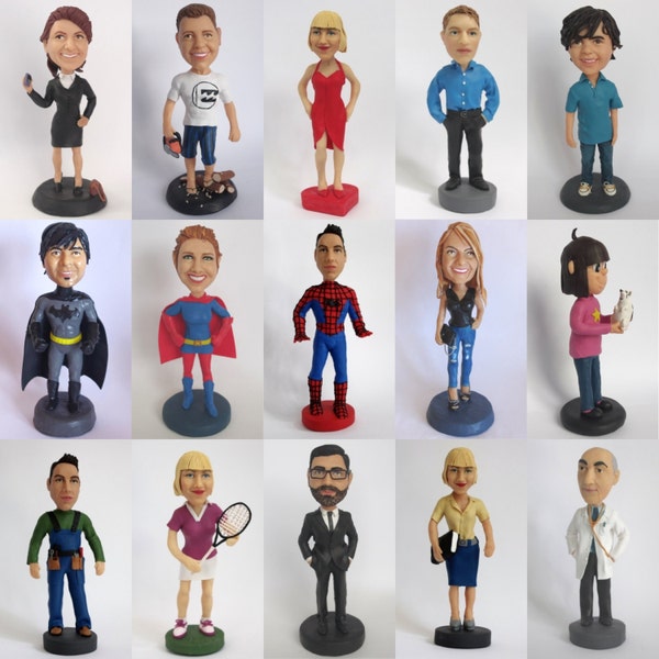 Custom Bobblehead Or Figurine - High-end, Fully Personalized From Head To Toe - Birthday, Anniversary Gifts