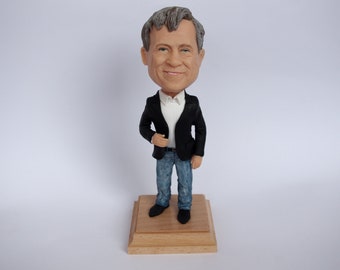 Custom Bobbleheads and Figurines with your looks - Customized Birthday, Anniversary or Business gift - Personalized Bobblehead