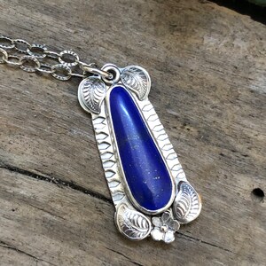 Lapis Lazuli Sterling Silver Necklace