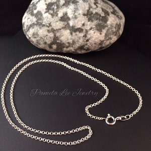 Sterling Silver 16 inch Rolo Chain