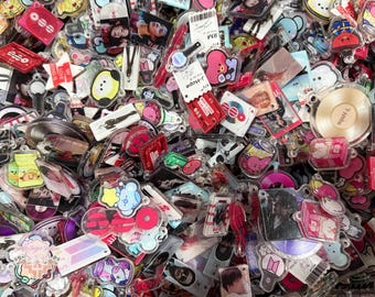 Last chance of Bangtan BT  mixed random acrylic 2cm charms- DIY Crafting Supplies