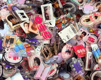 Last chance of Bangtan BT  mixed random acrylic 2cm charms- DIY Crafting Supplies