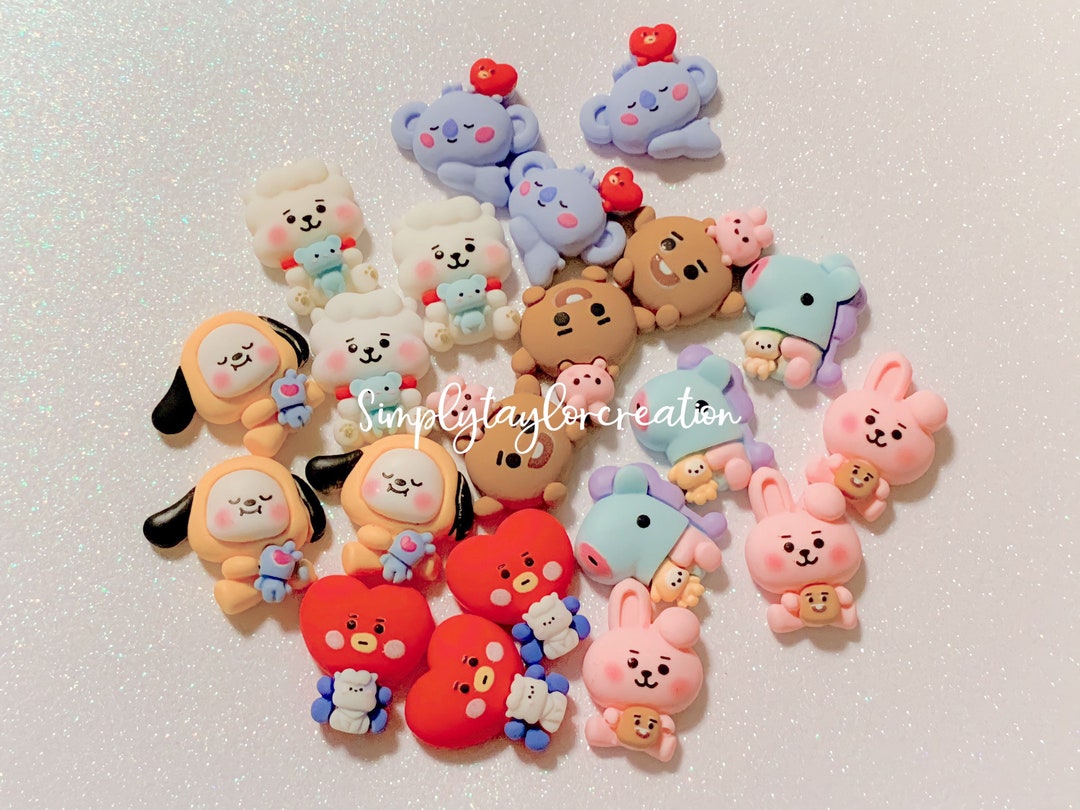 Matte Bt21 Charm, Koya, Rj, Shooky, Mang, Chimmy, Tata, Cooky - Etsy