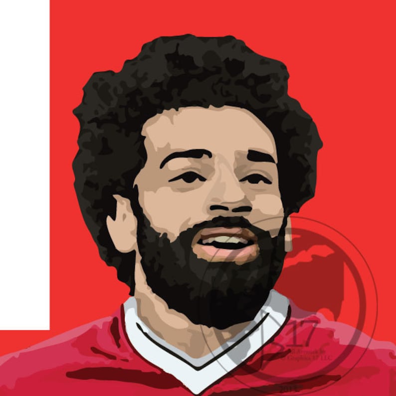 Mohamed Salah 10 Poster Liverpool Soccer Poster 8x10 | Etsy