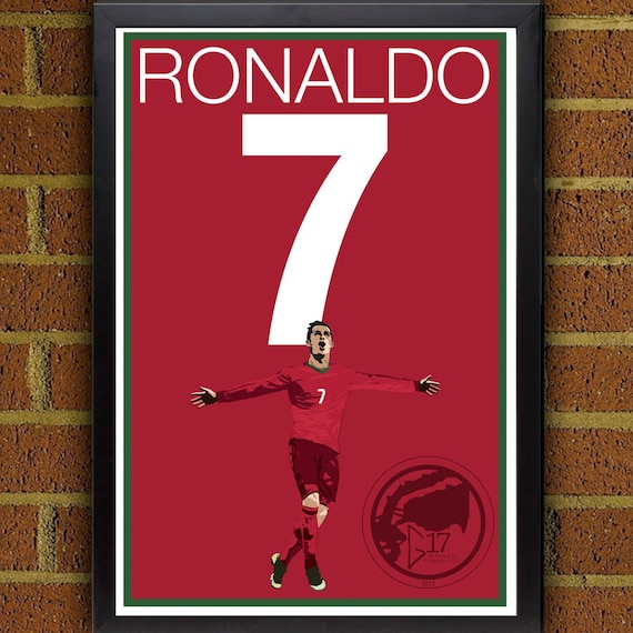 Cristiano Ronaldo Team Portugal 8x10 frame