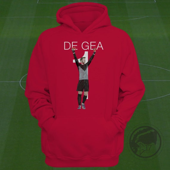 David De Gea Hoodie Man Utd Sweatshirt Custom Apparel Etsy