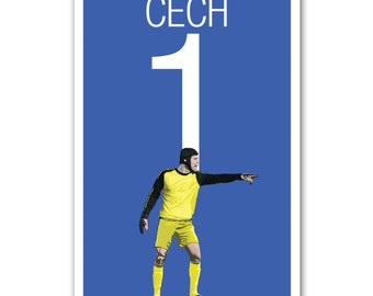 Petr Cech Poster - Chelsea Soccer Print - Soccer Art - Unframed Football Print - Petr Cech Soccer Poster - Petr Cech Football Art