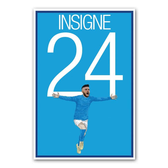Lorenzo Insigne Poster Napoli Fussball Druck Fussball Kunst Etsy