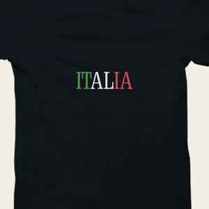 Camiseta de Italia: camiseta de Italia personalizada con nombre y número / camiseta personalizada con el orgullo de Italia / disponible en varios colores