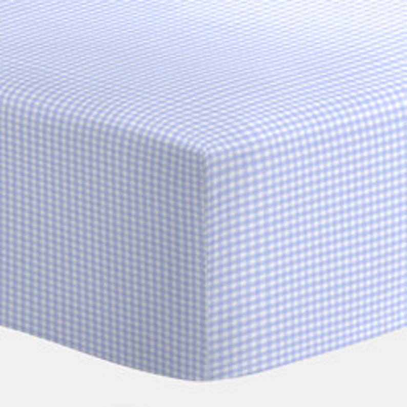 Gingham Crib/toddler Sheet Etsy