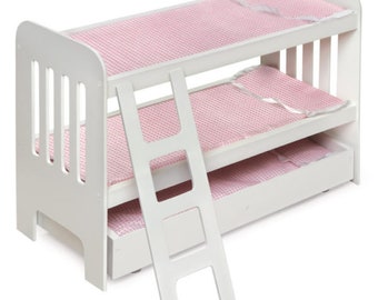 18 In Doll Bunk Bed, 18 Inch Doll Bunk Bed Bedding