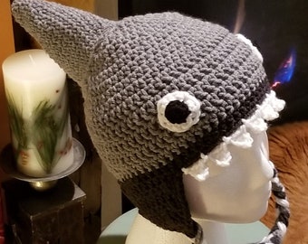 Shark - Crochet Shark Hat, Shark Beanie