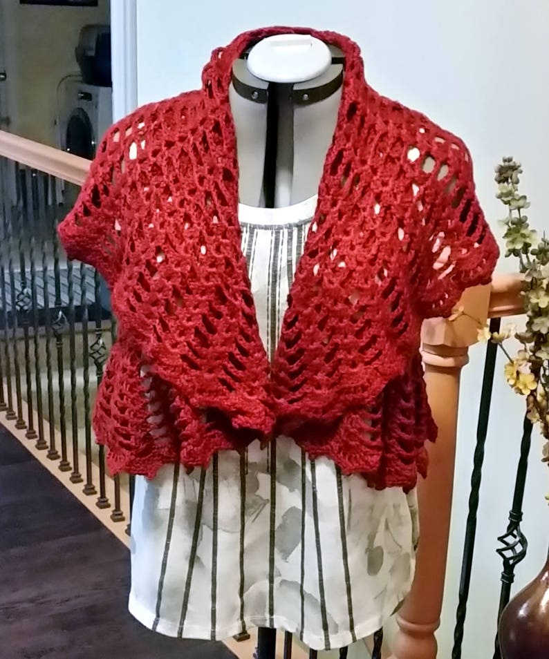 Crochet Vest Crochet Shrug Crochet Jacket Crochet Bolero Etsy