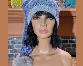 Stocking hat, Cosplay, Fairy hat, Elf hat, Slouchy Hat