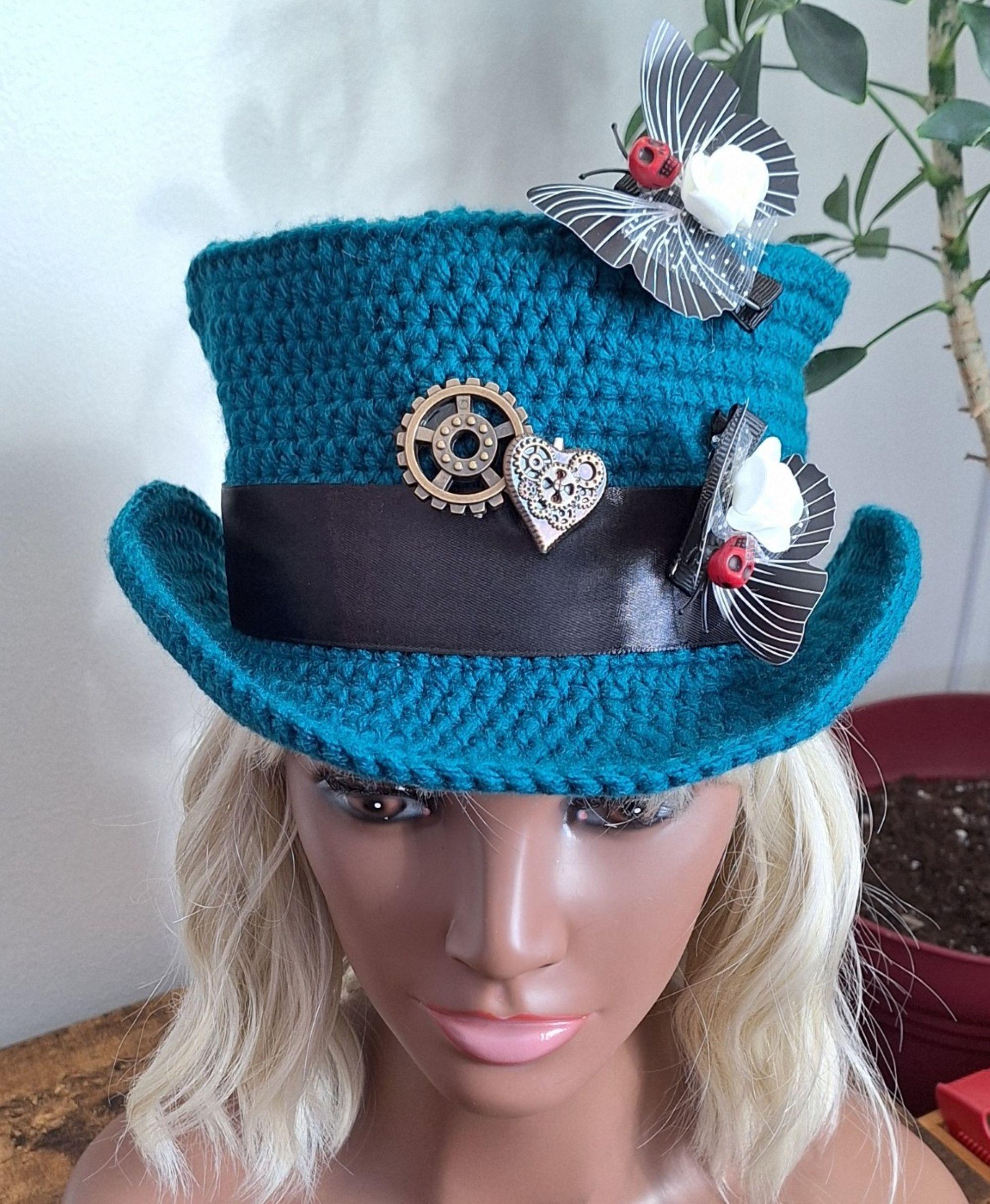 Women Vintage Teal Hat - Etsy display picture 2