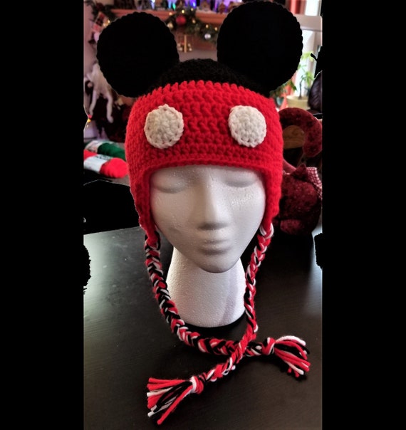 Mickey and Minnie Beanie Hat Disney 