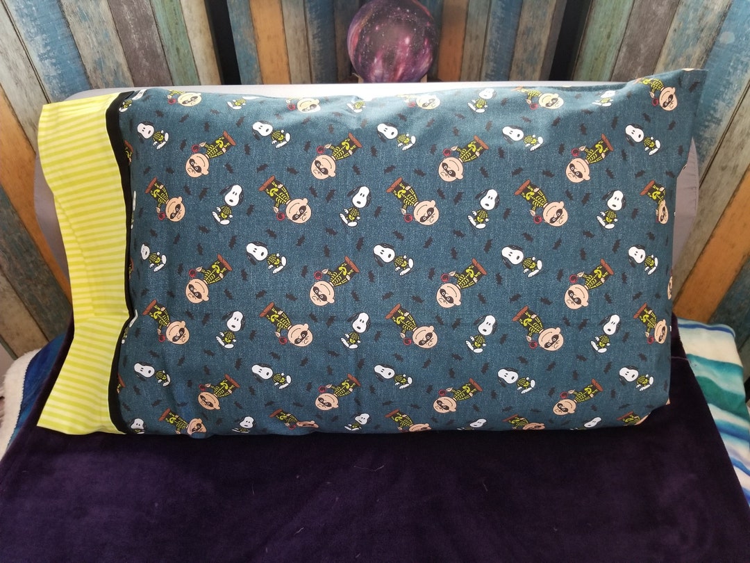 Charlie Brown Pillow Case, Snoopy Pillowcase, Cotton Pillow Cases