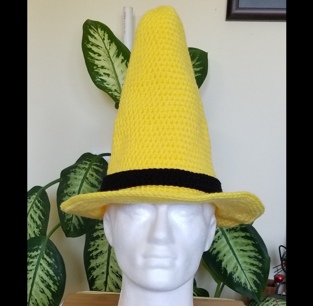Yellow Hat, Curious Man in Yellow Hat Halloween Hat Adult Etsy