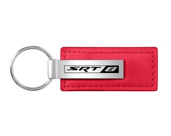 SRT-8 White Bluetooth Wireless Key Finder Tracking Device Key Chain Dodge Jeep