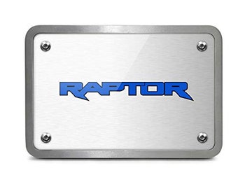 iPick Image Ford F150 Raptor 2017 to 2018 Black Carbon Fiber Look Billet Aluminum 2 inch Tow Hitch Cover