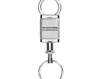 Jeep Chrome Accented Black Valet Key Chain Keychain