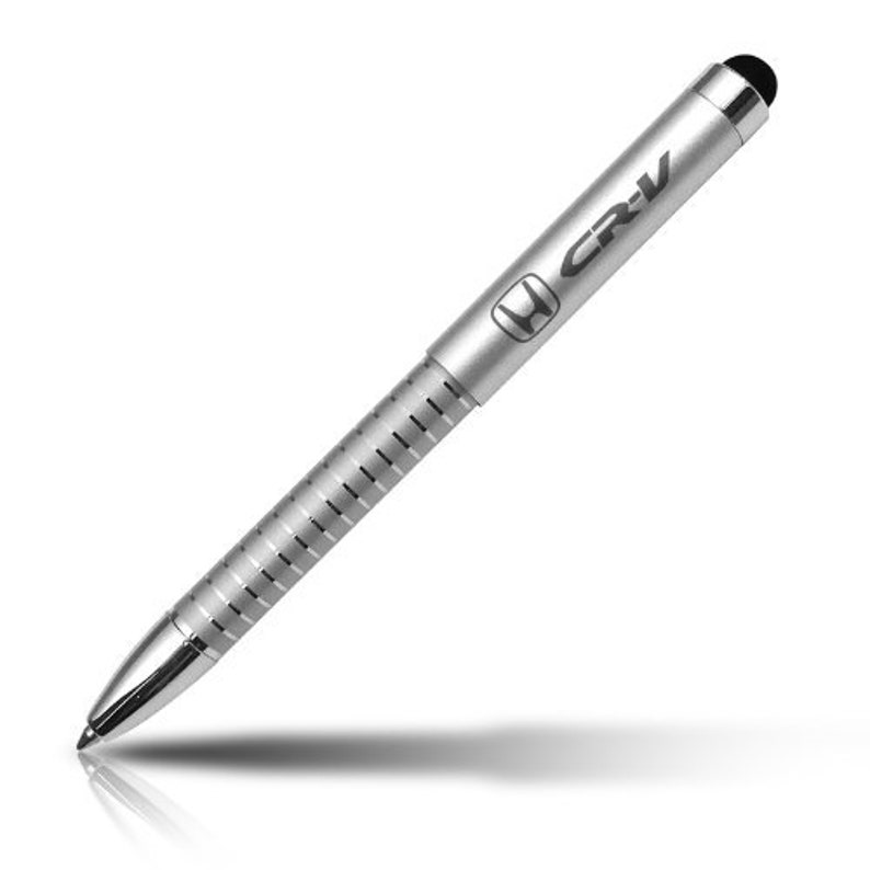 Honda CR-V Silver Silver Stylus Ballpoint Pen with Magnetic Cap