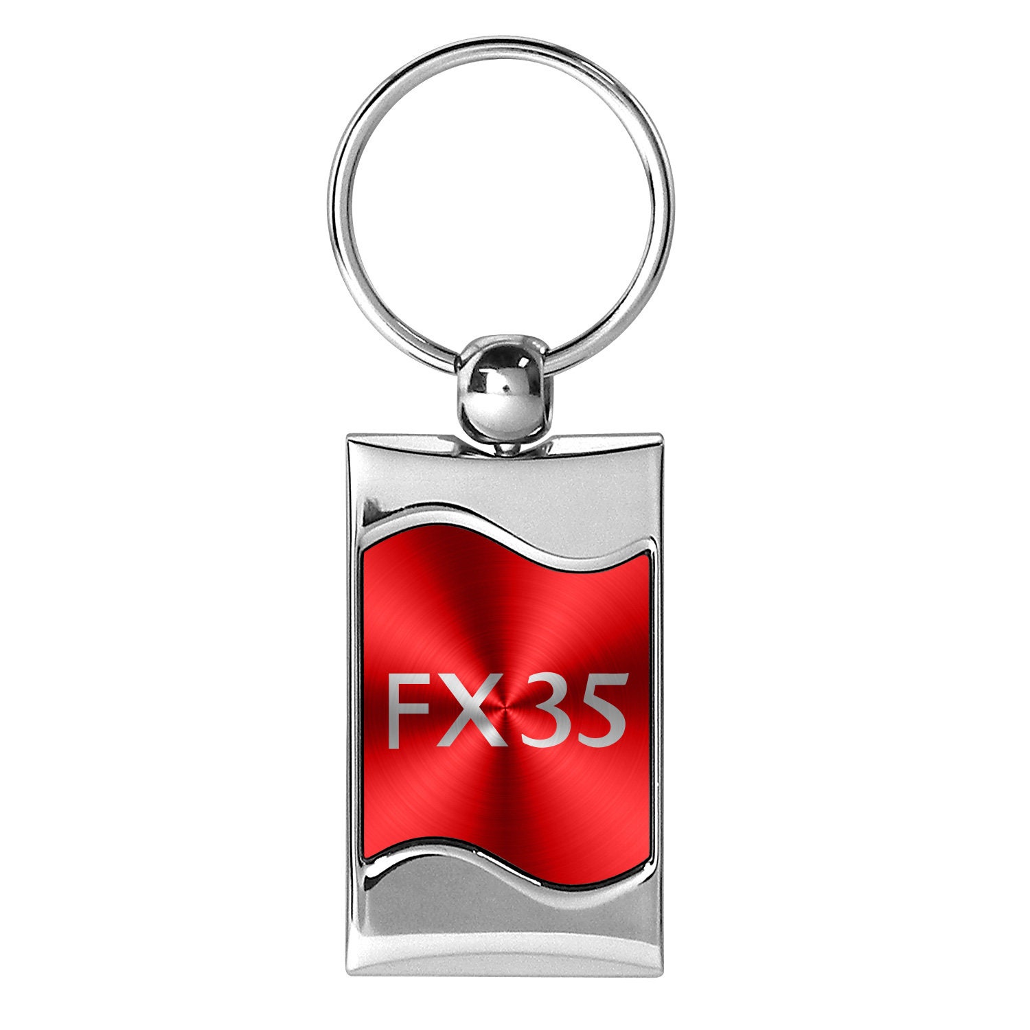 Ford Mustang Red Brushed Metal Spinner Key Chain Key-ring Keychain Ford Mustang Red Brushed Metal Spinner Key Chain Key-ring Keychain