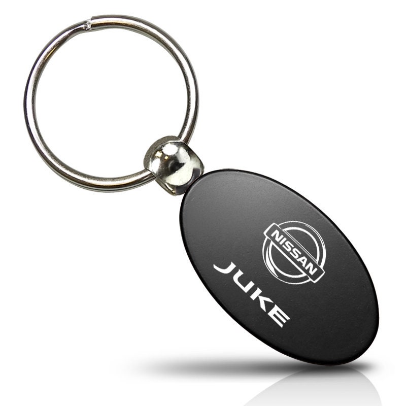 Nissan Juke Black Aluminum Oval Key Chain Key-ring Keychain | Etsy