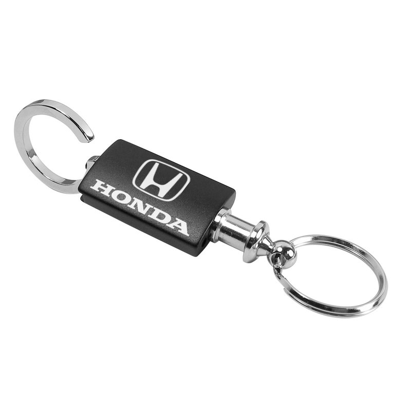 Honda Logo Black Valet Key Chain Keyring Keychain Etsy