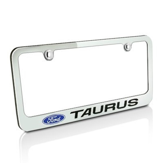 Ford Taurus Stainless Steel 3D Logo Finish License Plate