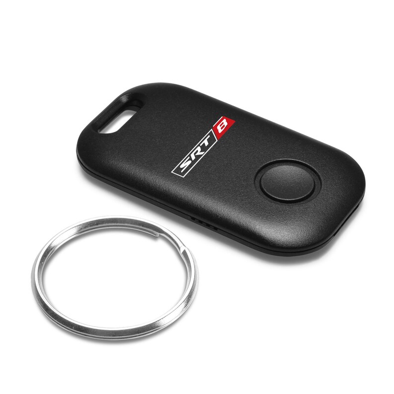 SRT-8 Black Bluetooth Key Finder Tracking Device Key Chain for Dodge Jeep RAM