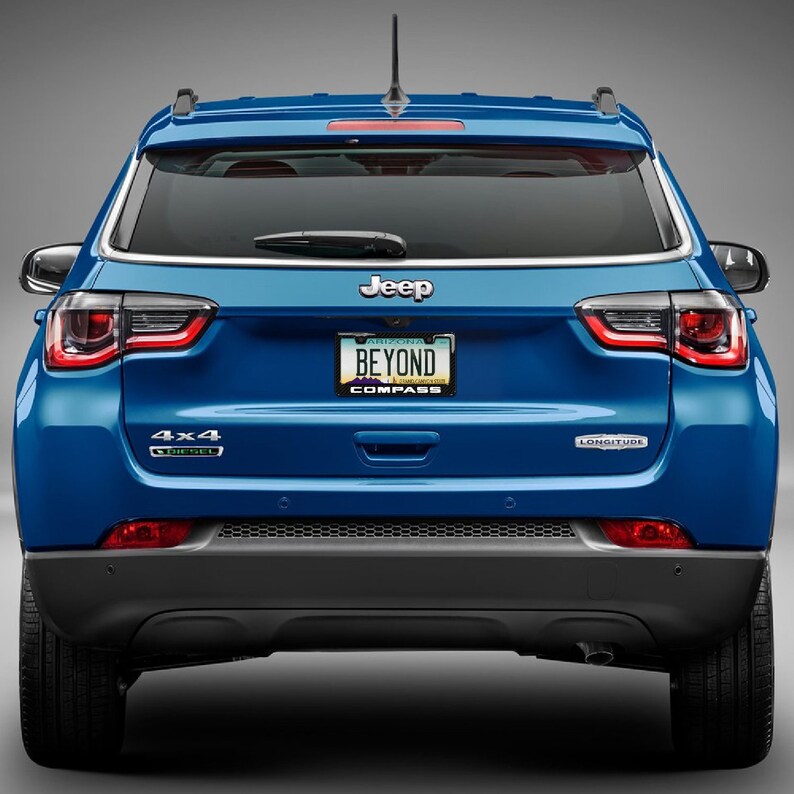 Jeep Compass Black Real 3K Carbon Fiber Finish ABS Plastic Etsy