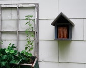 Mason Bee House, Habitat, Cedar, Habitat Restoration, organic gardener,