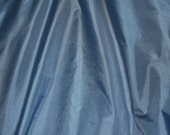 Light Blue Tissue Taffeta Silk, 100 Silk Fabric, 44 quot Wide, By The Yard (TS-7328)