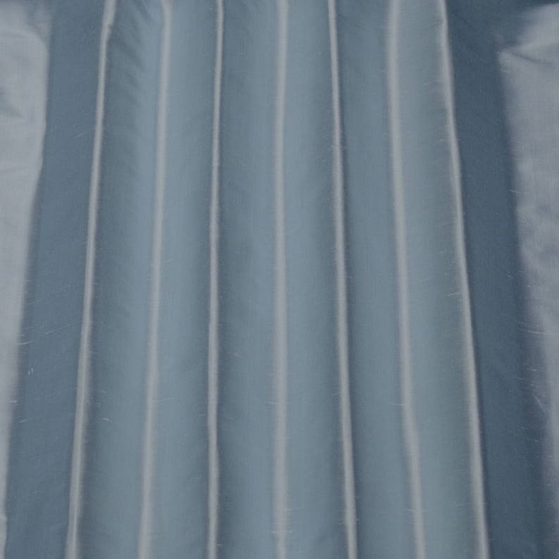 Iridescent Sterling Blue Geranium Pink Metallic Shantung Silk Fabric