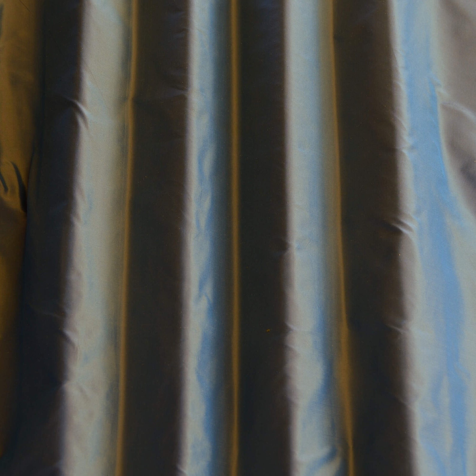 Mineral Blue Taffeta Silk Fabric main image 0