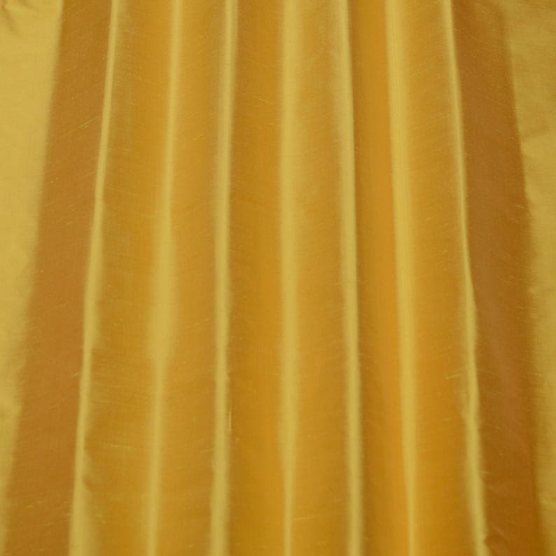 Iridescent Ceylon Yellow Silk Shantung 54