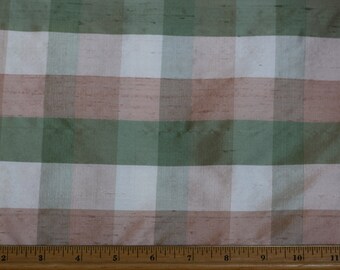 Red Diamond Embroidery on Shantung Embroidered Dupioni Silk main image 1