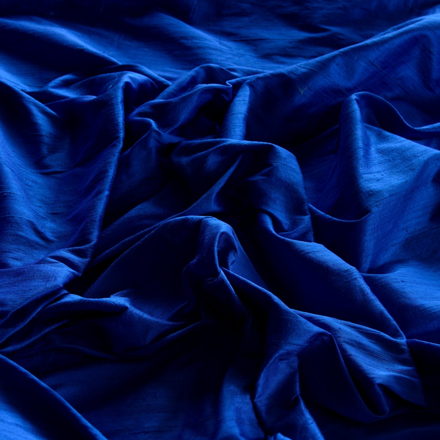 Royal Blue Dupioni Silk 100% Silk Fabric 44 or - Etsy