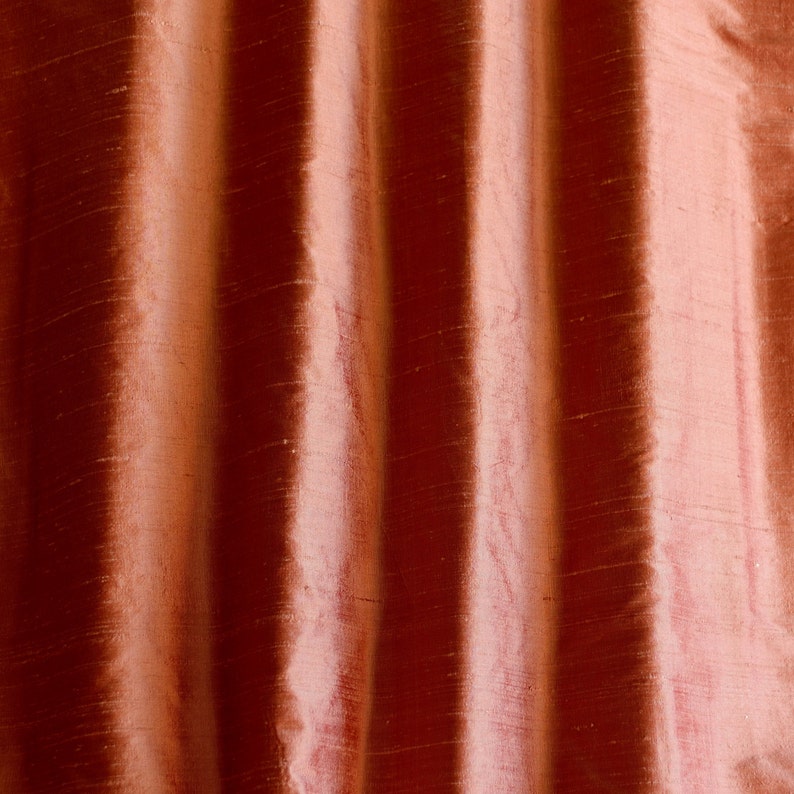 Heather Rose Dupioni Silk Fabric