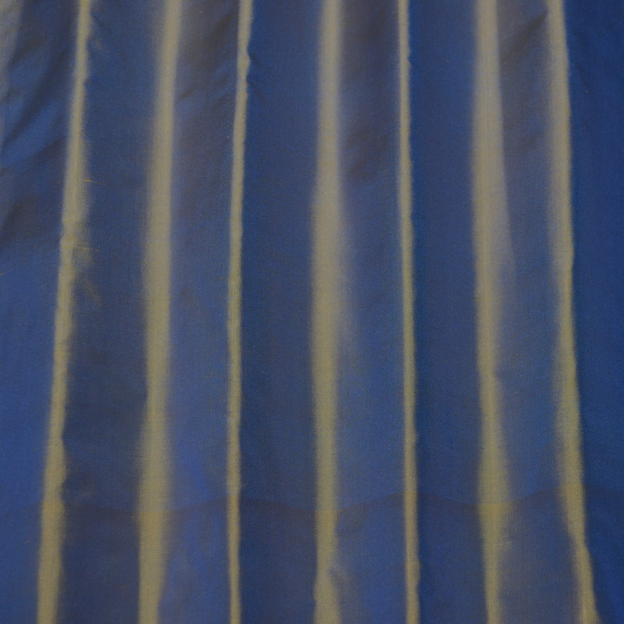 Yellow & Blue Tissue Taffeta Silk 100% Silk Fabric by the - Etsy