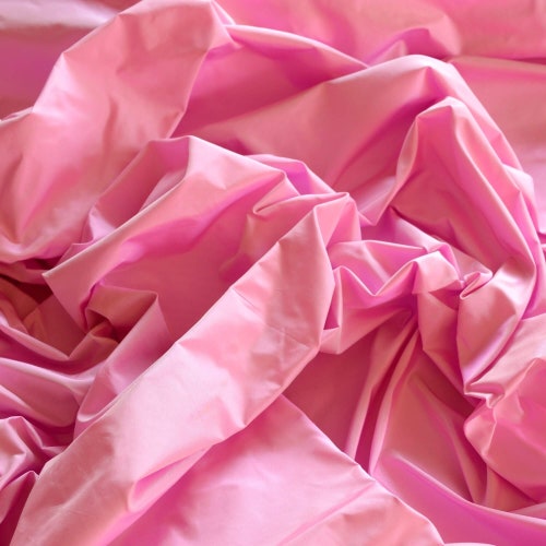 Pink Carnation Taffeta Silk Fabric main image 0
