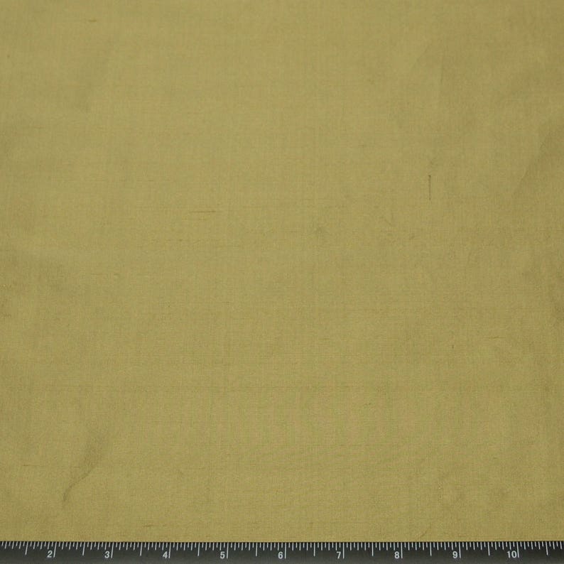 Antique Rust Brown Italian Shantung Silk Fabric