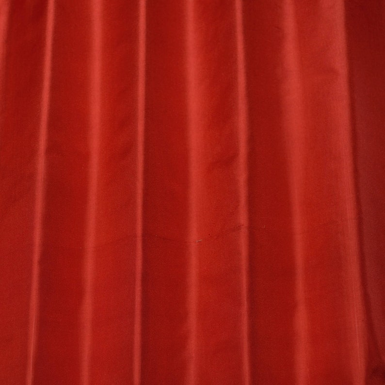 Red Tissue Taffeta Silk, 100% Silk Fabric, By The Yard, 44 Wide TS-7321 image 3